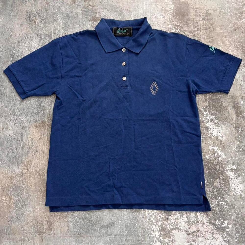 Vintage 90s F1 Renault Polo Shirt! Size Medium Vive Le Sport